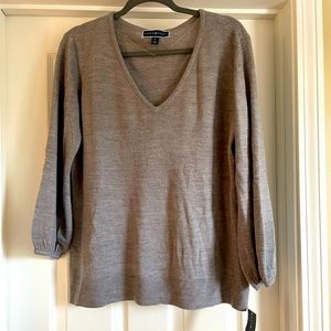 Karen Scott Puff Sleeve Sweater